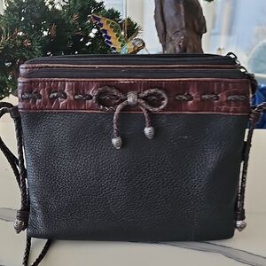 Elegant Brighton Black and Brown Women's Bag